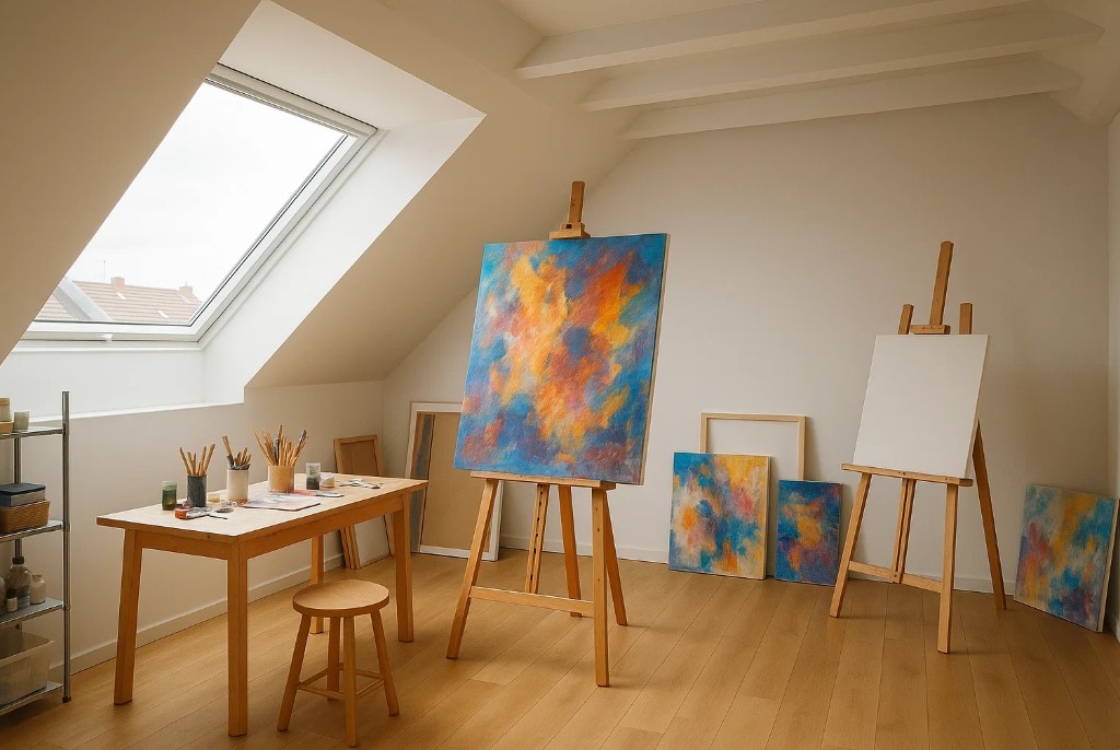 loft conversion to art studio
