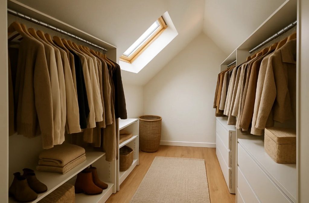 loft conversion to walk in closet