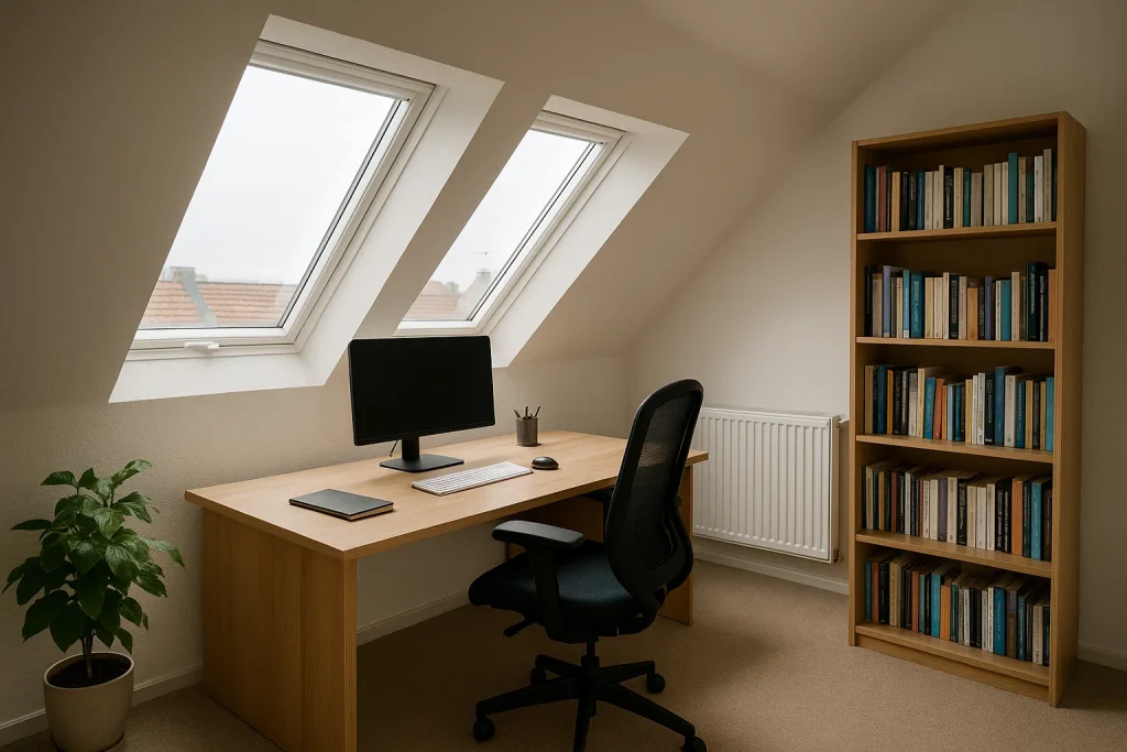 loft conversion to Home Office 