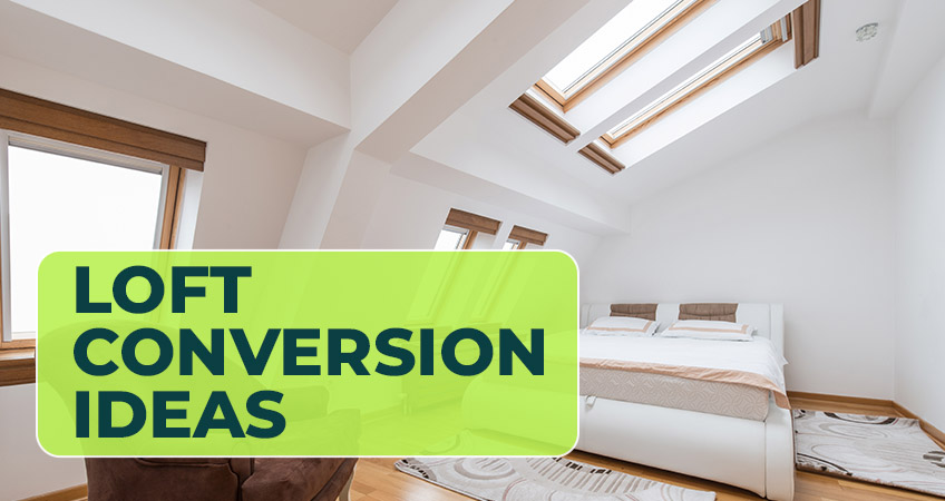 Bright modern loft conversion with skylight windows, stylish interior, and contemporary furnishings designed by NOVA Design & Build