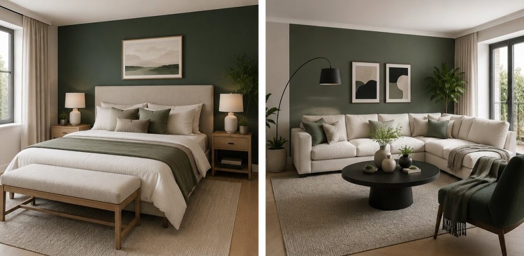 interior design trends for living room and bedroom