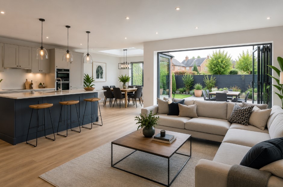 open plan living